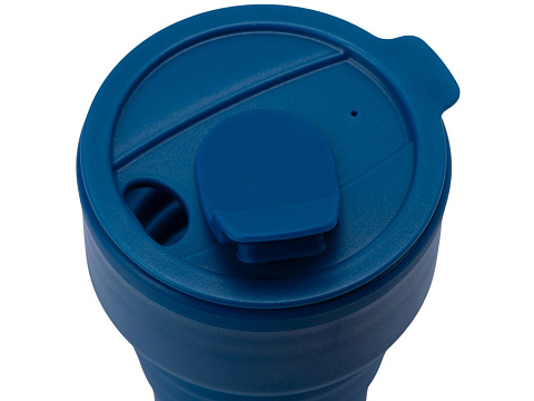Силиконовый складной стакан GoCup, индиго - рис 5.