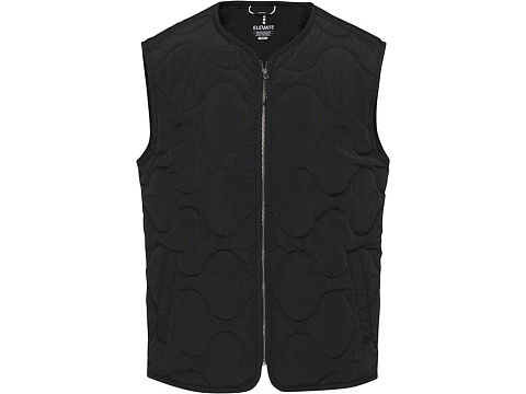 Quartz утепленный жилет унисекс из переработанного материала GRS - сплошной черный - рис 2.