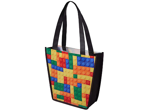 Сумка для шопинга с донной складкой и ручкой из нетканого PET материала - рис 3.