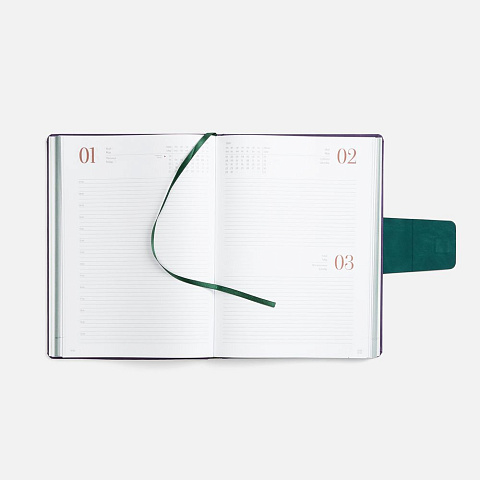 Ежедневник Grande Strap на заказ, датированный, фиолетовый - рис 10.
