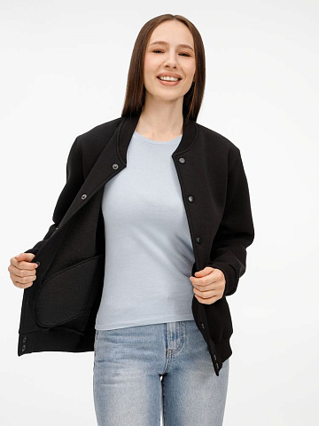 Бомбер унисекс AtmosWear, черный - рис 2.