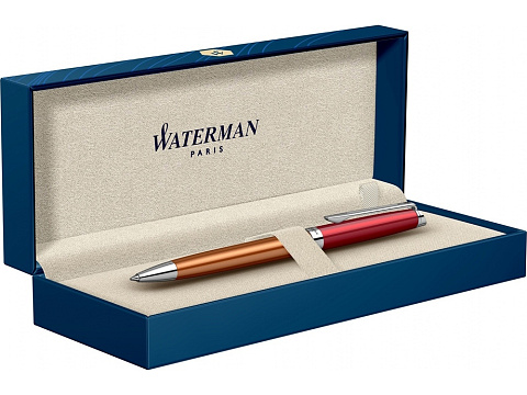 Шариковая ручка Waterman Hemisphere French riviera VERMILLON в подарочной коробке - рис 4.