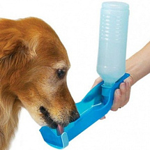 Поилка прогулочная для собак Pet Feeding Bottle