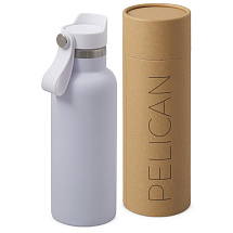 Вакуумная термобутылка Pelican, 500 мл, белый