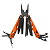 Мультитул Stinger, 107 х 19 мм, 19 функций, сталь, оранжевый корпус, стоунвош, в картонной коробке, в комплекте нейлоновый чехол - миниатюра - рис 2.