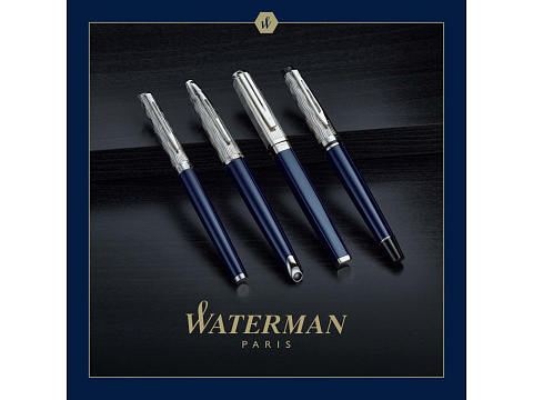 Ручка-роллер Waterman Expert22 SE deluxe Blue CT, цвет: Black, в подарочной упаковке - рис 8.