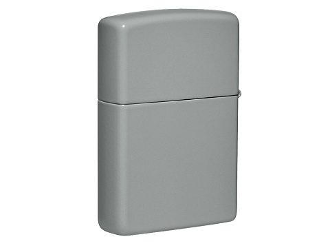 Зажигалка ZIPPO Classic с покрытием Flat Grey, латунь/сталь, серая, глянцевая, 38x13x57 мм - рис 4.