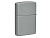 Зажигалка ZIPPO Classic с покрытием Flat Grey, латунь/сталь, серая, глянцевая, 38x13x57 мм - миниатюра - рис 4.