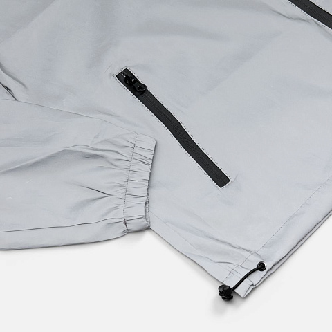 Ветровка унисекс Manifest Pro из светоотражающей ткани, серая - рис 7.