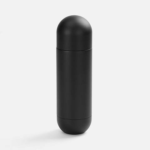 Термос Tubula Soft Touch, черный - рис 2.