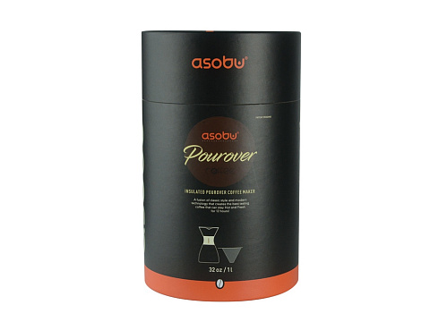 Кофеварка POUR OVER, 1000 мл, красный/черный - рис 2.