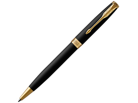 Ручка шариковая Parker Sonnet Core Matte Black GT, черный/золотистый