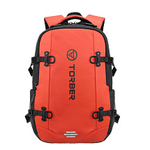 Рюкзак спортивный TORBER Xtreme 18, оранжевый/чёрный, 31 х 12 х 46 см, 17л