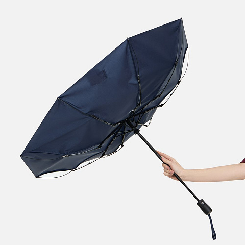 Зонт складной Brellix, темно-синий - рис 6.