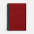 Ежедневник Notera, недатированный, красный - миниатюра