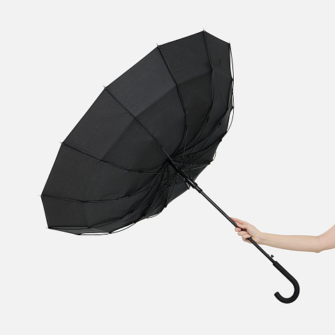 Зонт-трость Sombrella, черный - рис 8.