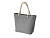 Сумка Seaside для шопинга и пляжа с широким дном, серый - миниатюра - рис 2.