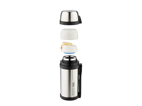 Термос из нерж. стали тм THERMOS FDH Stainless Steel Vacuum Flask 1.65L, стальной - рис 2.