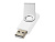 Флеш-карта Rotate USB 2.0 на 2 Гб, белый - миниатюра