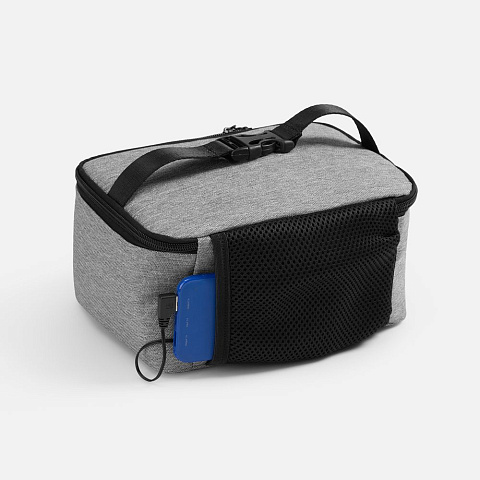 Изотермическая сумка с функцией подогрева Oneworld, серая - рис 8.