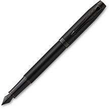 Перьевая ручка Parker "IM Achromatic Matte Black BT", черный