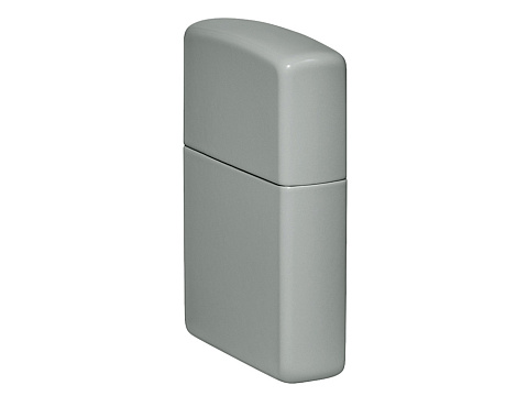 Зажигалка ZIPPO Classic с покрытием Flat Grey, латунь/сталь, серая, глянцевая, 38x13x57 мм - рис 5.