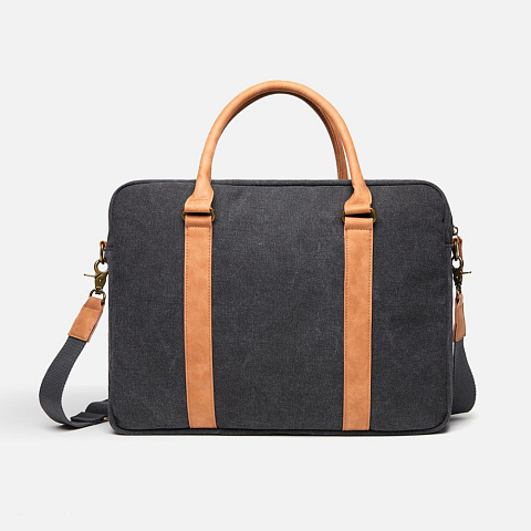 Сумка для ноутбука Bosler, черная - рис 4.