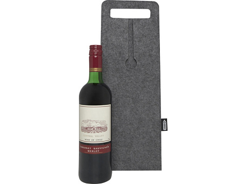 Felta Мешок для вина из переработанного фетра, сертифицированного согласно GRS, емкостью 75 мл - средне-серый - рис 4.