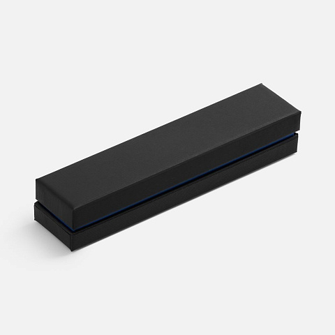 Ручка шариковая Eyeshot Soft Touch в футляре, темно-синяя - рис 4.