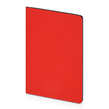 Бизнес-тетрадь А5 Pragmatic Contrast, 40 листов в клетку, красный с темно-серым срезом