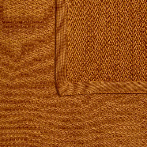 Плед Ornato, оранжевый (светлое золото) - рис 4.