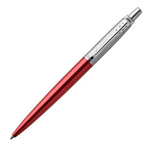 Шариковая ручка Parker Jotter Essential, Kensington Red CT, стержень: M, цвет чернил : blue или blac