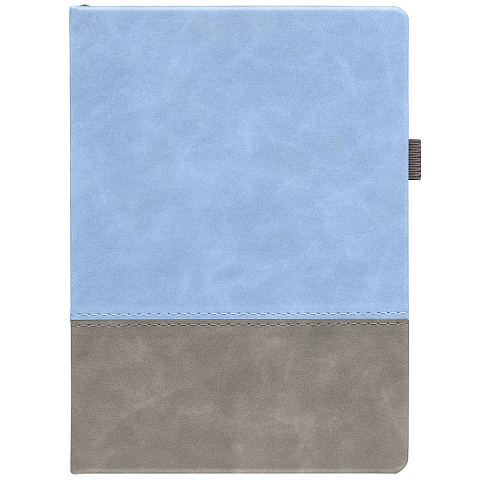Ежедневник Horizon, недатированный, серый с голубым - рис 2.