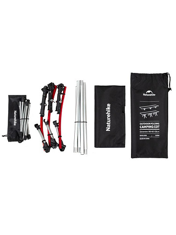 Раскладушка туристическая XJC04, черная - рис 7.