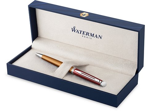 Шариковая ручка Waterman Hemisphere French riviera VERMILLON в подарочной коробке - рис 7.