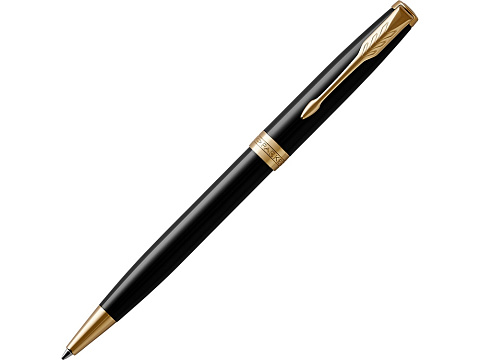 Ручка шариковая Parker Sonnet Core Black Lacquer GT, черный/золотистый