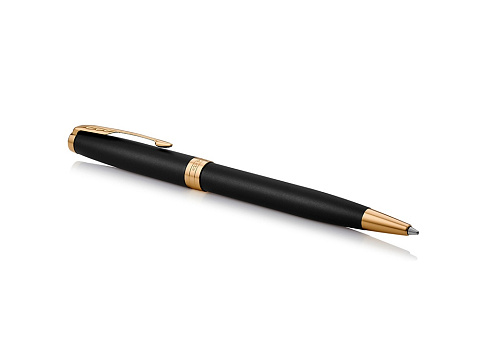 Ручка шариковая Parker Sonnet Core Matte Black GT, черный/золотистый - рис 2.