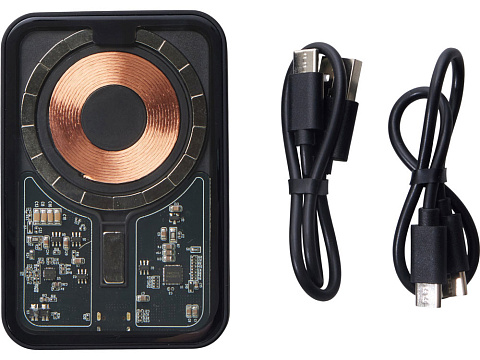 Беспроводной магнитный внешний аккумулятор с QC\PD MagnifIQ, 10000 мАч, 15 Вт, черный - рис 14.