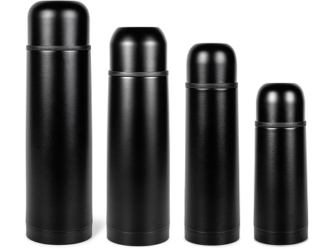 Термос Relaxika 101 (0,35 литра), черный (без лого) - рис 9.