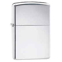 Зажигалка ZIPPO Armor™ c покрытием High Polish Chrome, латунь/сталь, серебристая, 38x13x57 мм