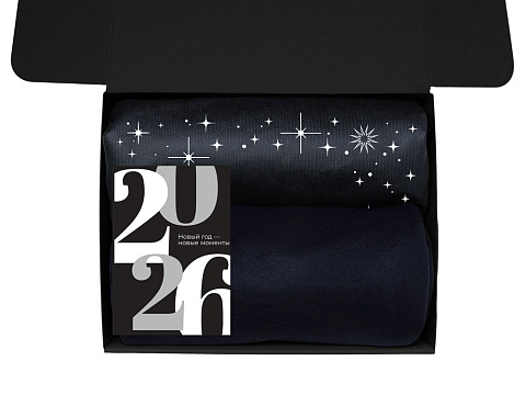 Подарочный набор с палантином и термокружкой, красный - рис 3.