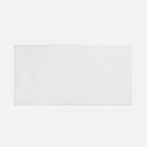 Двустороннее махровое полотенце Nice Print для сублимации, большое, белое - рис 3.