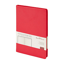 Ежедневник А5 датированный Megapolis Nappa на 2026, красный