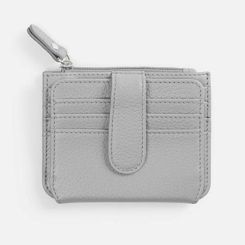 Картхолдер на молнии Unison, серый - рис 3.