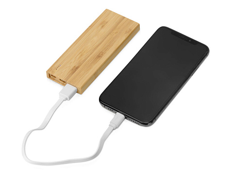 Внешний аккумулятор из бамбука Bamboo, 5000 mAh - рис 2.