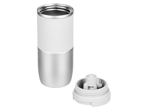 Герметичная вакуумная термокружка Pillar,550 мл, серебристый (Р) - рис 2.