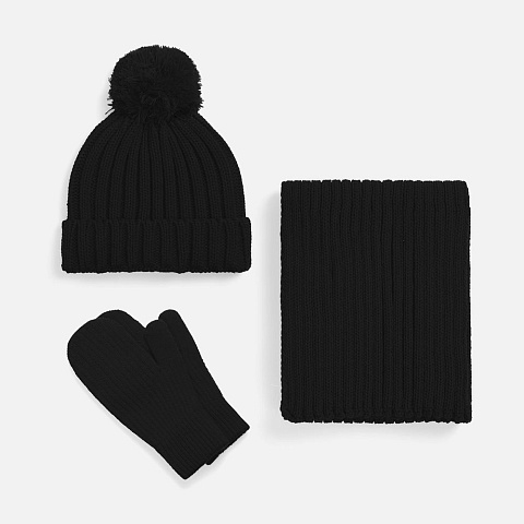 Шарф HappyGo, черный - рис 9.