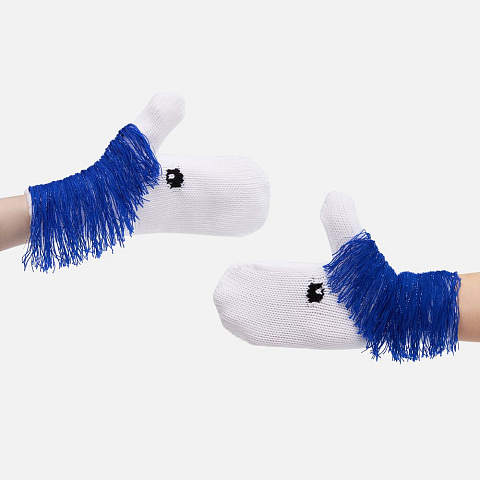 Варежки «Игогошки», с синей гривой - рис 5.