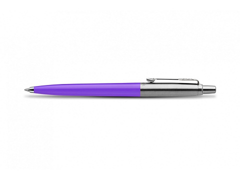 Шариковая ручка Parker Jotter, цвет FROSTY PURPLE, цвет чернил синий, толщина линии M , в подарочной коробке - рис 4.