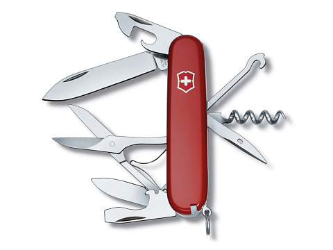 Нож перочинный VICTORINOX Climber, 91 мм, 14 функций, красный - рис 2.